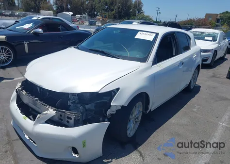 2012 Lexus Ct 200H from USA, damaged, VIN JTHKD5BH4C2086420
